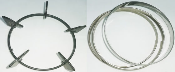 Fil d'acier plat de fer Ring Making Machine commande numérique de 2MM - de 10MM