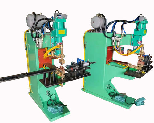 Type carré vertical compression 380V de la machine de soudure de tuyau de tube T d'air