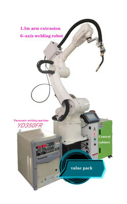 Grande vitesse en aluminium de la machine 380V de robot de soudure 6 d'axe industriel