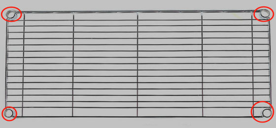 Découpeuse d'angle de contrôle de PLC de Mesh Corner Cutting Machine d'étagère